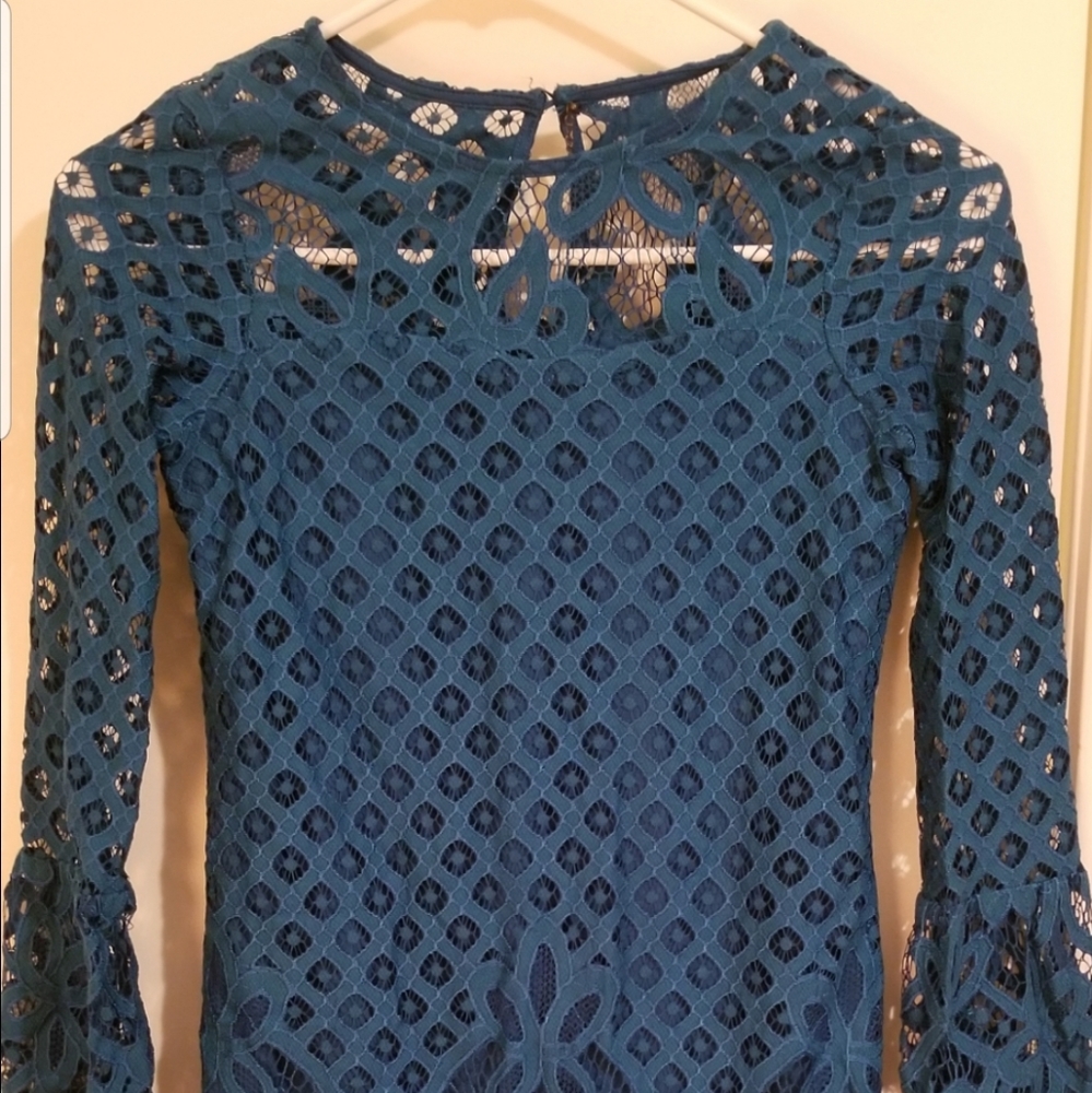 Girls Rare Editions Lace Dress